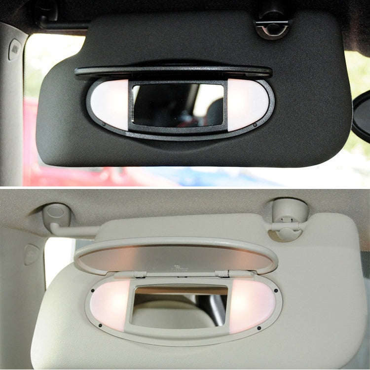 Car Sunshade Makeup Mirror Sun Visor for BMW mini R50R56, Left Driving (Beige)