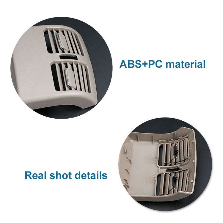 Car Rear Air Conditioner Air Outlet Panel for Mercedes-Benz W204 2007-2014, Left Driving (Beige)