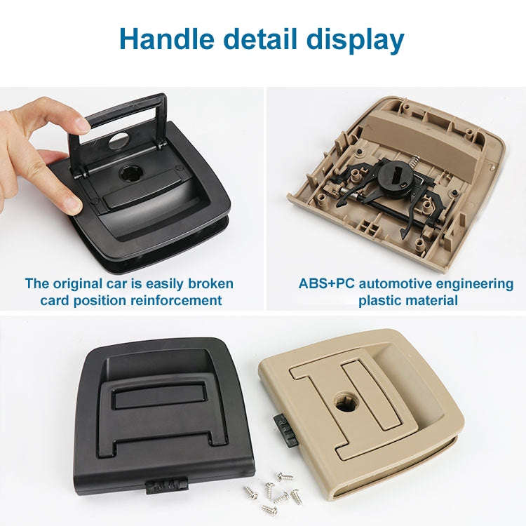 Car Rear Trunk Mat Carpet Handle with Hole 51479120283 for BMW X5 / X6 2006-2013, Left Driving (B...