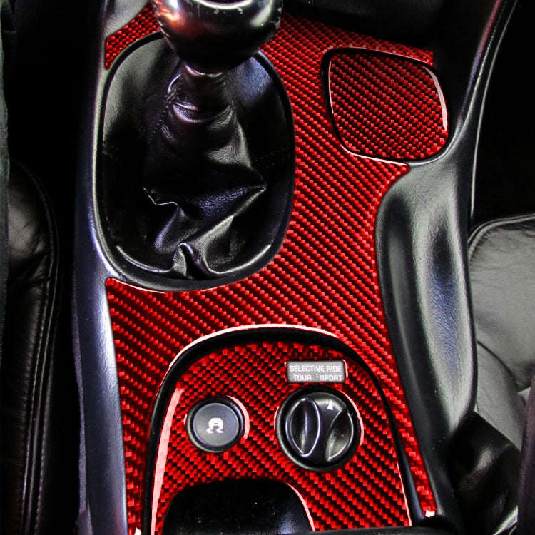 3 in 1 Carbon Fiber Car Gear Panel Sticker Kits B for Chevrolet Corvette C5 1998-2004, Left Drive...