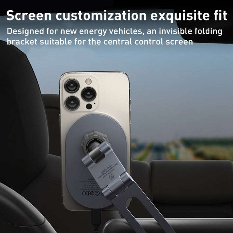 MOMAX CM21E INVISIBLE MOUNT Aluminum Folding Universal Bracket (Grey)