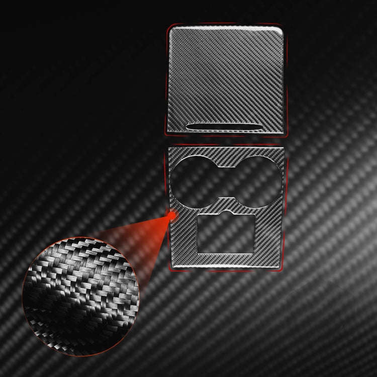 For Tesla Model 3 2017-2022 / Model Y 2000- Car Carbon Fiber Central Control Decorative Sticker (...