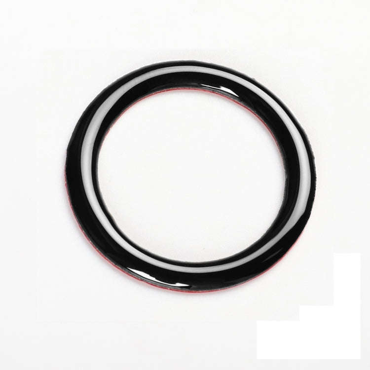 For BMW 3 Series E90/E92/E93 2009-2012 Car One-button Start Carbon Fiber Trim Ring, Left and Righ...