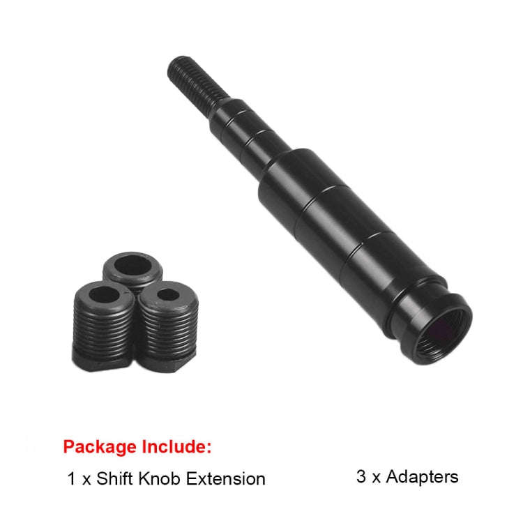 Car Modification Shift Lever Heightening Gear Shifter Extension Rod M10x1.5 (Black)