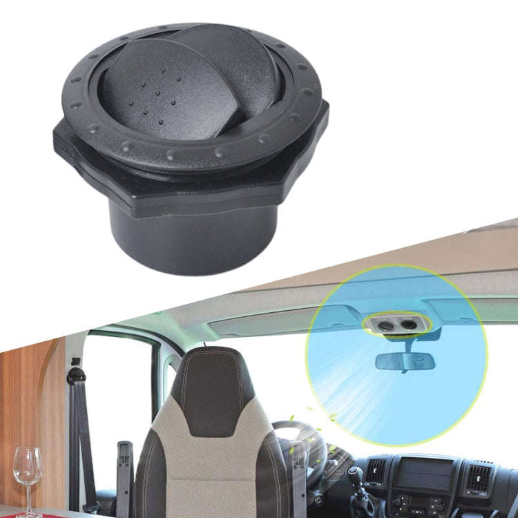Universal 60mm Round AC Air Outlet Vent for RV Bus Boat Yacht Auto Air Conditioner Vent Replaceme...