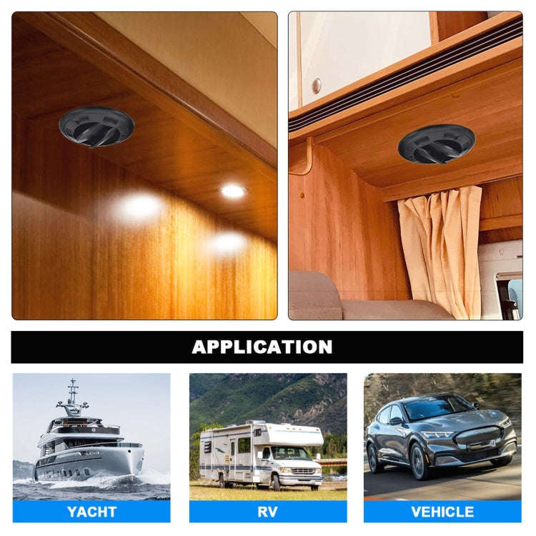 Universal 60mm Round AC Air Outlet Vent for RV Bus Boat Yacht Auto Air Conditioner Vent Replaceme...