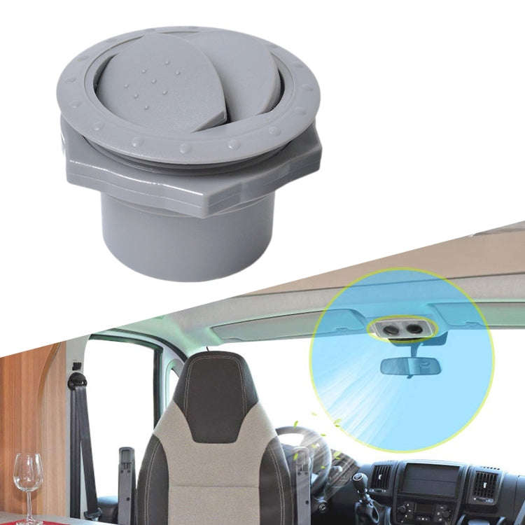Universal 60mm Round AC Air Outlet Vent for RV Bus Boat Yacht Auto Air Conditioner Vent Replaceme...