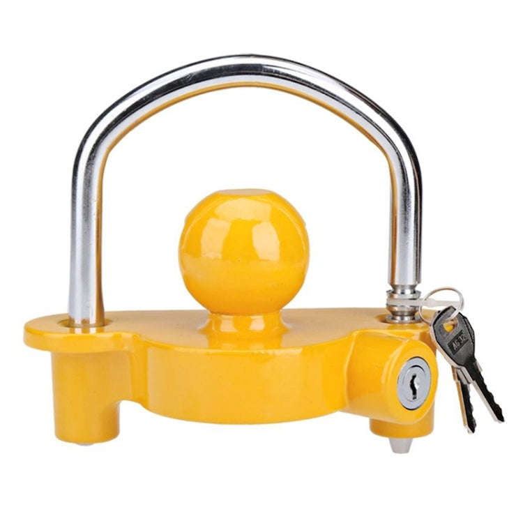 Universal Trailer Ball Hitch Coupler Lock Adjustable Trailer U Shape Coupling Lock, Random Color ...