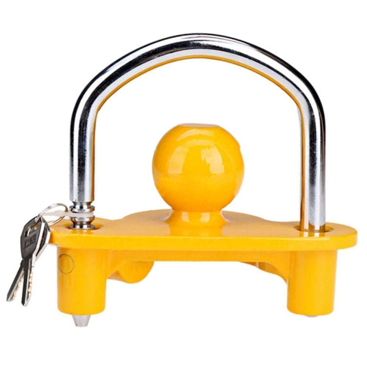 Universal Trailer Ball Hitch Coupler Lock Adjustable Trailer U Shape Coupling Lock, Random Color ...