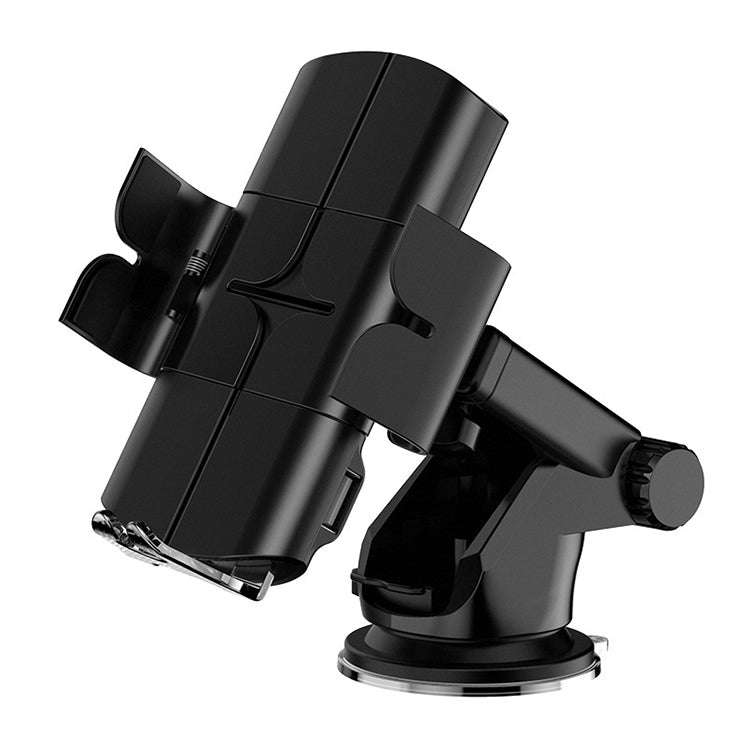 Car Automatic Wireless 10W Fast Charge Car Phone Holder with Voice Broadcast