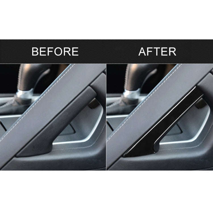 For Chevrolet Corvette C7 2014-2019 5 in 1 Car Central Handle Both Side Decorative Sticker, Left ...