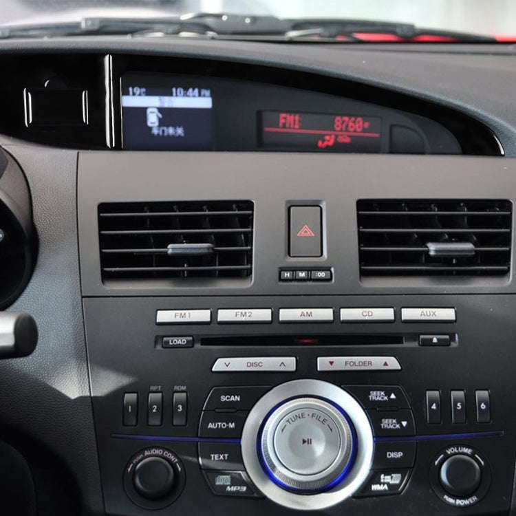 For Mazda 3 Axela 2010-2013 Car Central Display Screen with USB Decorative Sticker, Left Drive