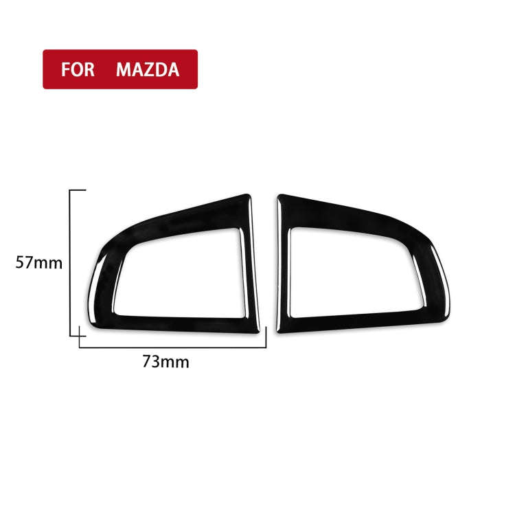 For Mazda 3 Axela 2010-2013 Car Steering Wheel Button Decorative Sticker, Left and Right Drive Un...