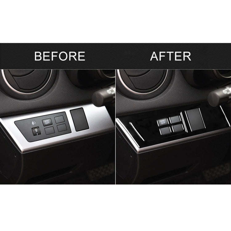 For Mazda 3 Axela 2010-2013 Car Headlight Switch Panel Set Decorative Sticker, Left Drive