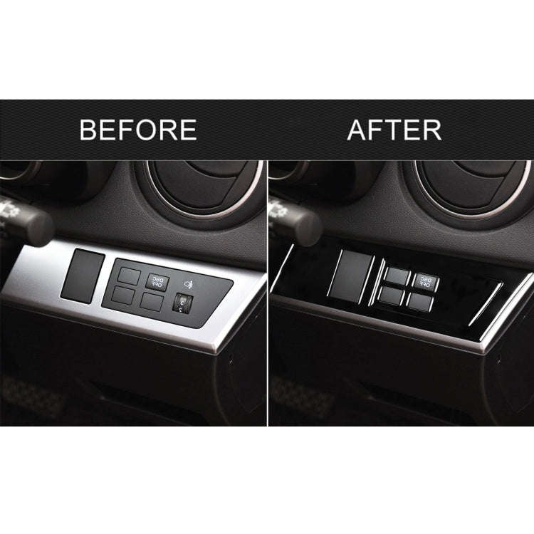 For Mazda 3 Axela 2010-2013 Car Headlight Switch Panel Set Decorative Sticker, Right Drive