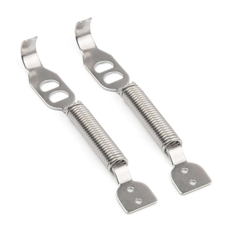 Universal Car Hood Tunning Boot Bonnet Springs Clips Pin Kit Hood Lock