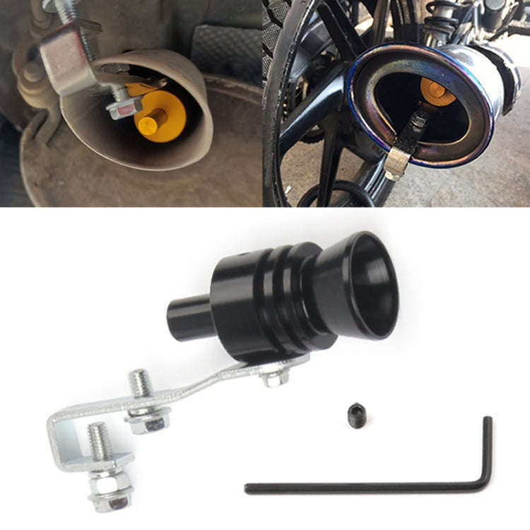 Universal Aluminum Turbo Sound Exhaust Muffler Pipe Whistle Car / Motorcycle Simulator Whistler, ...