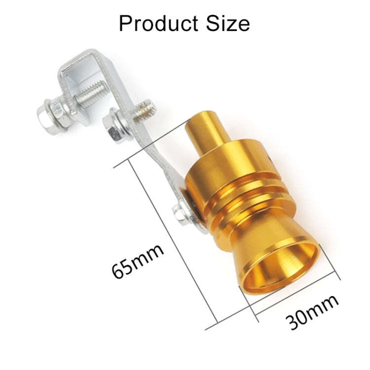 Universal Aluminum Turbo Sound Exhaust Muffler Pipe Whistle Car / Motorcycle Simulator Whistler, ...