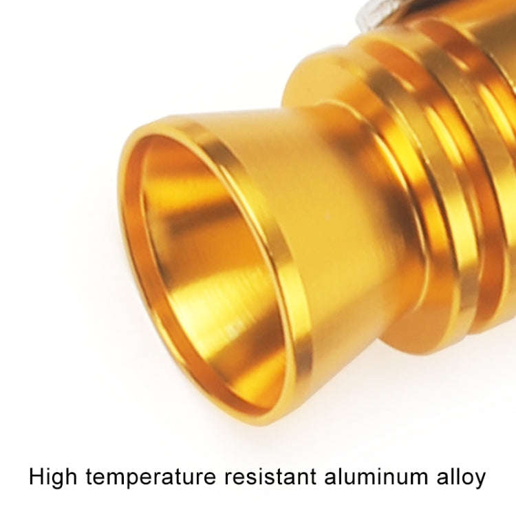 Universal Aluminum Turbo Sound Exhaust Muffler Pipe Whistle Car / Motorcycle Simulator Whistler, ...