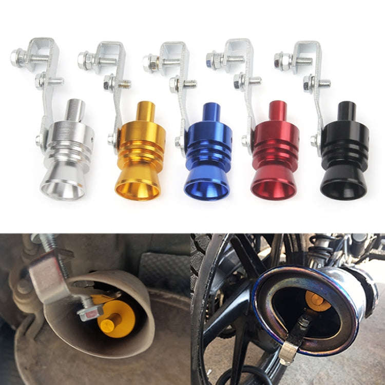 Universal Aluminum Turbo Sound Exhaust Muffler Pipe Whistle Car / Motorcycle Simulator Whistler, ...