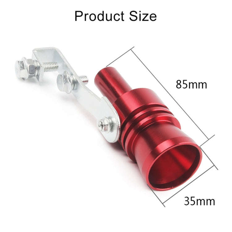 Universal Aluminum Turbo Sound Exhaust Muffler Pipe Whistle Car / Motorcycle Simulator Whistler, ...