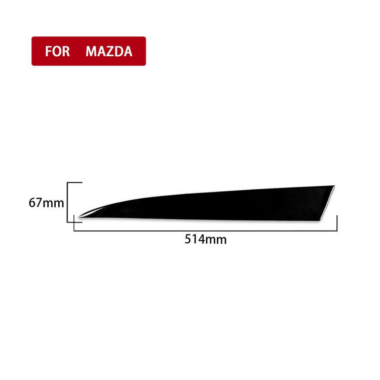 For Mazda 3 Axela 2010-2013 Car Glove Box Decorative Sticker, Left Drive