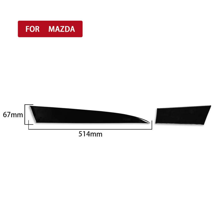 For Mazda 3 Axela 2010-2013 2 in 1 Car Both sides of Instrument Set Decorative Sticker, Right Drive