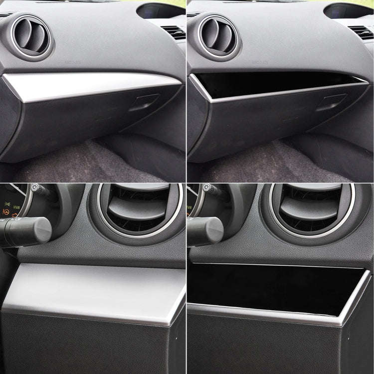 For Mazda 3 Axela 2010-2013 2 in 1 Car Both sides of Instrument Set Decorative Sticker, Right Drive