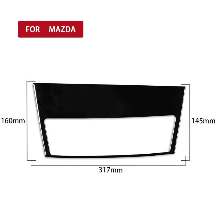 For Mazda 3 Axela 2010-2013 Car Central Vent Decorative Sticker, Left Drive