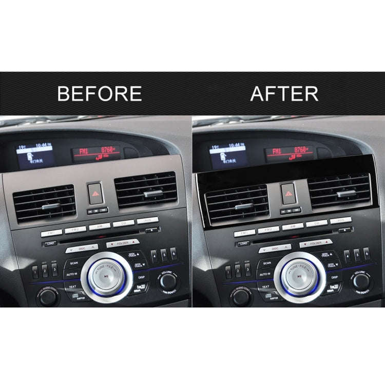 For Mazda 3 Axela 2010-2013 Car Central Vent Decorative Sticker, Left Drive