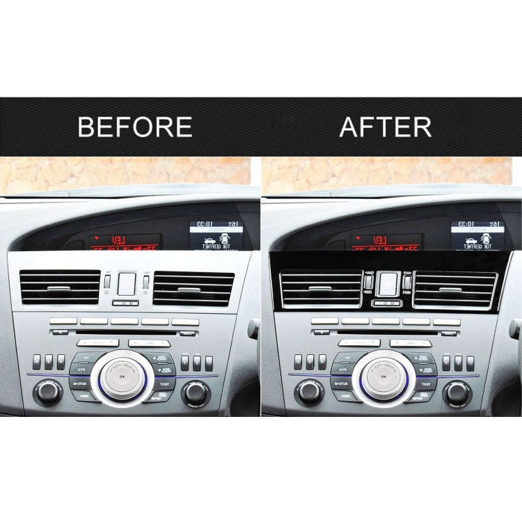 For Mazda 3 Axela 2010-2013 2 in 1 Car Central Vent Set A Decorative Sticker, Right Drive