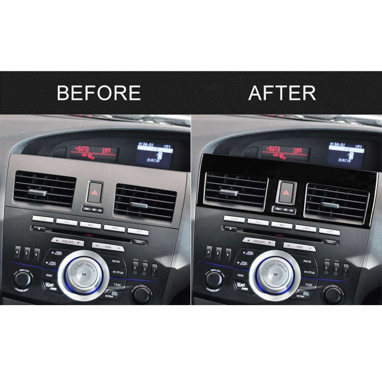 For Mazda 3 Axela 2010-2013 2 in 1 Car Central Vent Set B Decorative Sticker, Right Drive