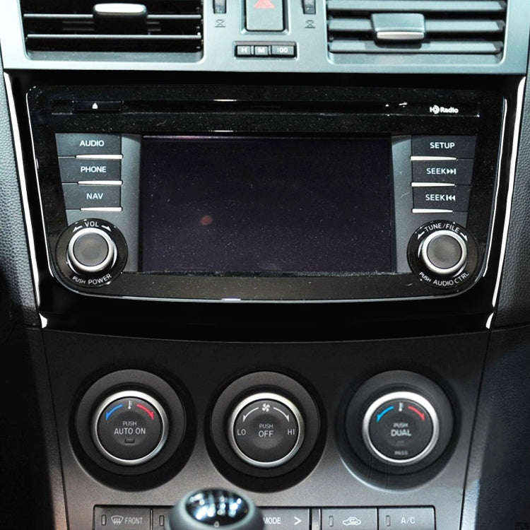 For Mazda 3 Axela 2010-2013 Car Navigation Outside Frame Decorative Sticker, Left and Right Drive...