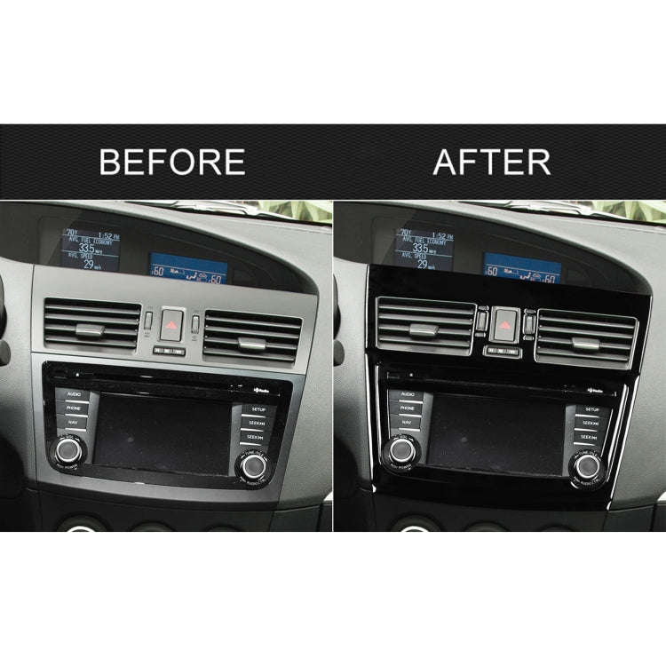 For Mazda 3 Axela 2010-2013 5 in 1 Car Central Control Navigation Set A Decorative Sticker, Left ...