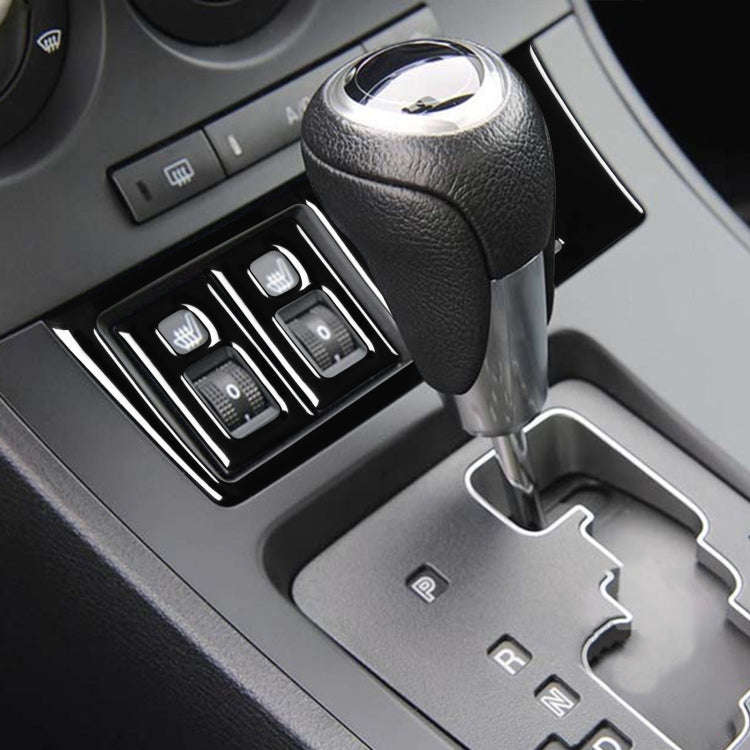 For Mazda 3 Axela 2010-2013 Car Seat Heating Button Set Decorative Sticker, Left and Right Drive ...