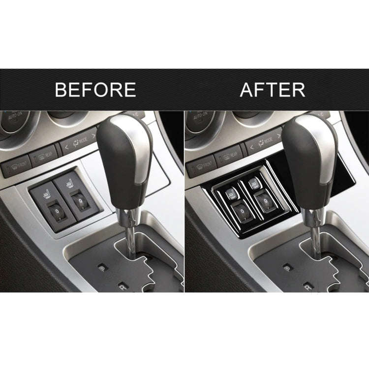 For Mazda 3 Axela 2010-2013 Car Seat Heating Button Set Decorative Sticker, Left and Right Drive ...