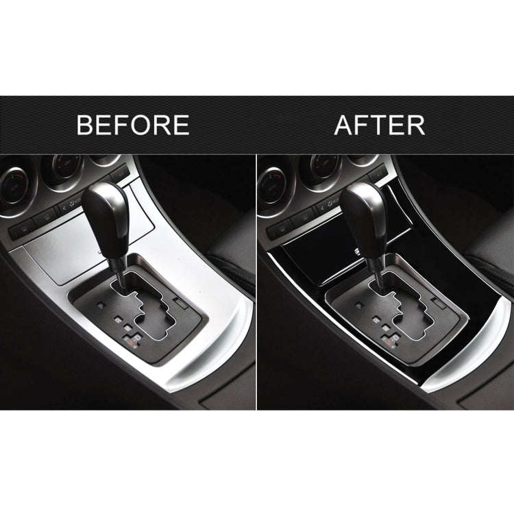 For Mazda 3 Axela 2010-2013 2 in 1 Car Gear Frame Set A Decorative Sticker, Left Drive