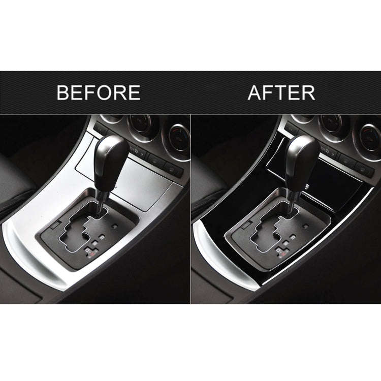 For Mazda 3 Axela 2010-2013 2 in 1 Car Gear Frame Set A Decorative Sticker, Right Drive