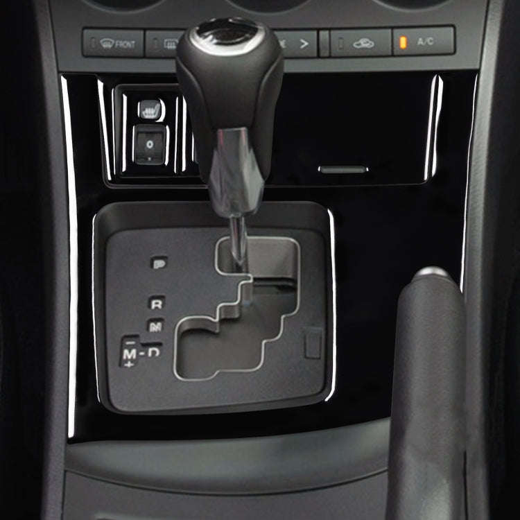For Mazda 3 Axela 2010-2013 5 in 1 Car Gear Frame Set B Decorative Sticker, Left Drive