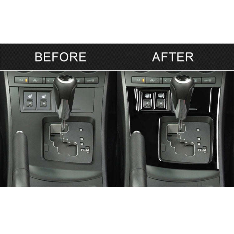 For Mazda 3 Axela 2010-2013 5 in 1 Car Gear Frame Set B Decorative Sticker, Right Drive