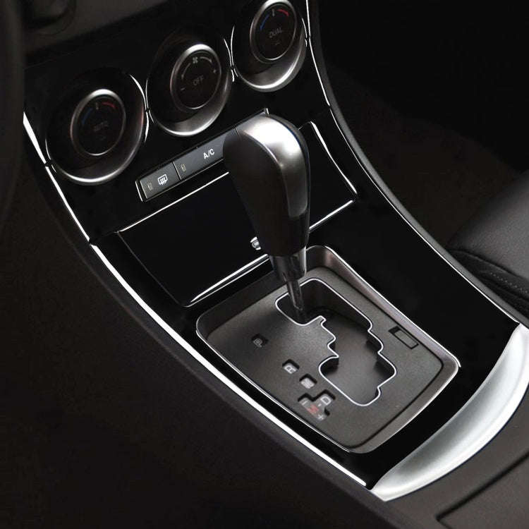 For Mazda 3 Axela 2010-2013 4 in 1 Car AC Gear Frame Set B Decorative Sticker, Left Drive
