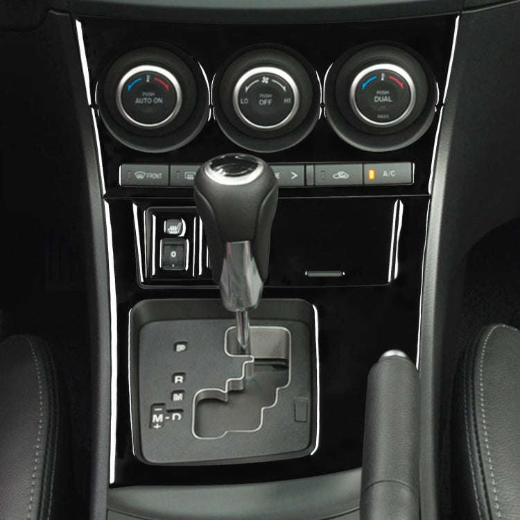 For Mazda 3 Axela 2010-2013 7 in 1 Car AC Gear Frame Set C Decorative Sticker, Left Drive