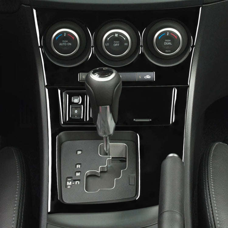 For Mazda 3 Axela 2010-2013 7 in 1 Car AC Gear Frame Set D Decorative Sticker, Left Drive