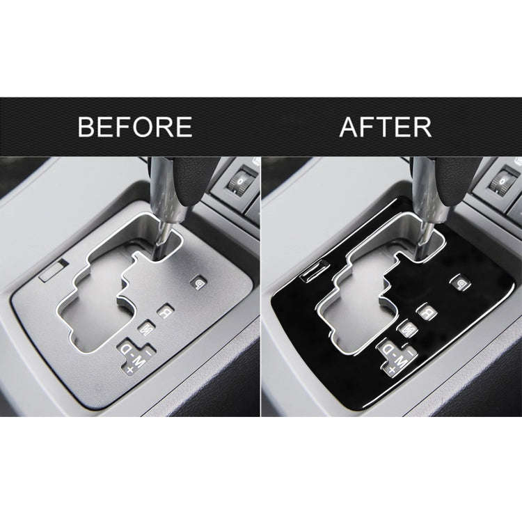 For Mazda 3 Axela 2010-2013 2 in 1 Car Gear Panel Decorative Sticker, Right Drive
