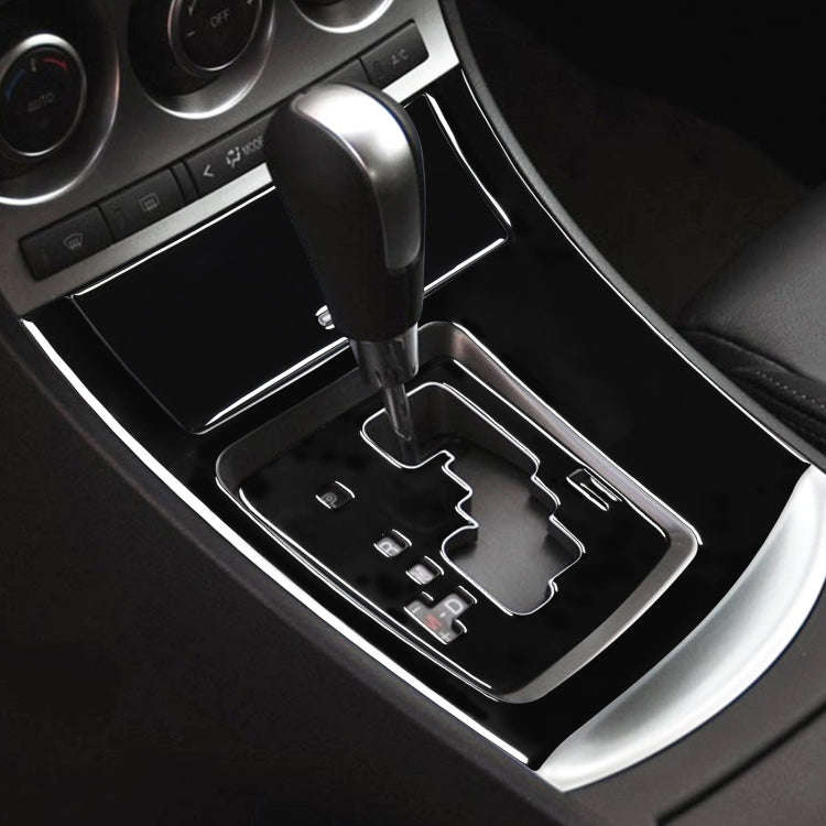 For Mazda 3 Axela 2010-2013 4 in 1 Car Gear Panel Set A Decorative Sticker, Left Drive