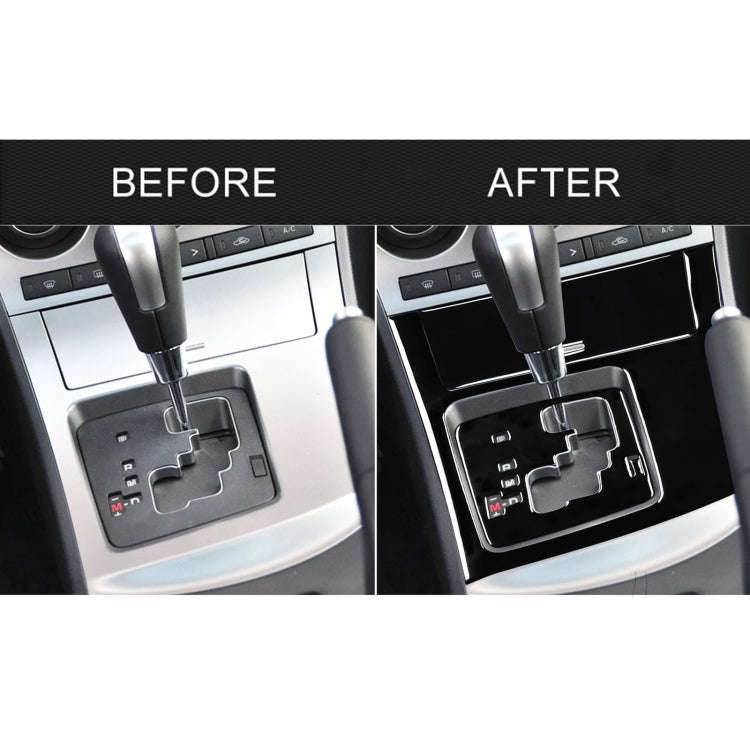 For Mazda 3 Axela 2010-2013 4 in 1 Car Gear Panel Set A Decorative Sticker, Left Drive