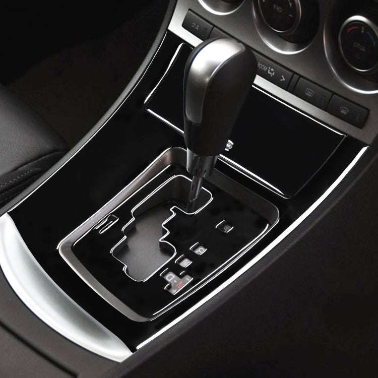 For Mazda 3 Axela 2010-2013 4 in 1 Car Gear Panel Set A Decorative Sticker, Right Drive