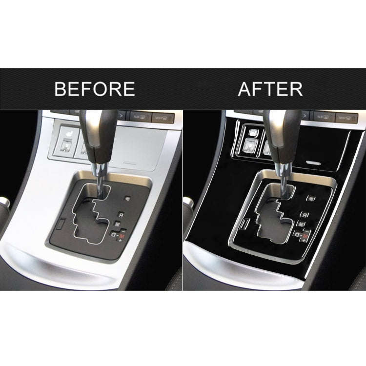 For Mazda 3 Axela 2010-2013 7 in 1 Car Gear Panel Set B Decorative Sticker, Right Drive