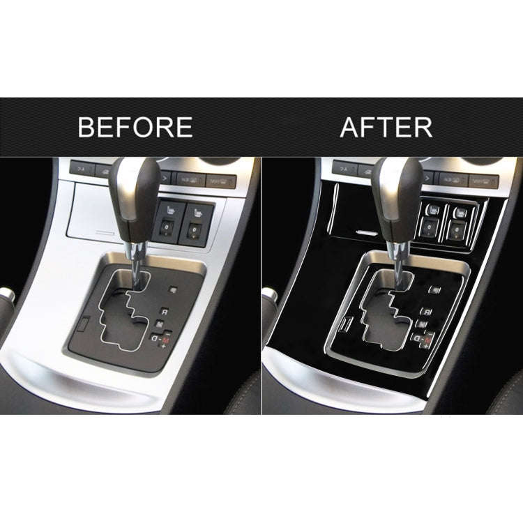 For Mazda 3 Axela 2010-2013 6 in 1 Car AC Gear Panel Set A Decorative Sticker, Right Drive