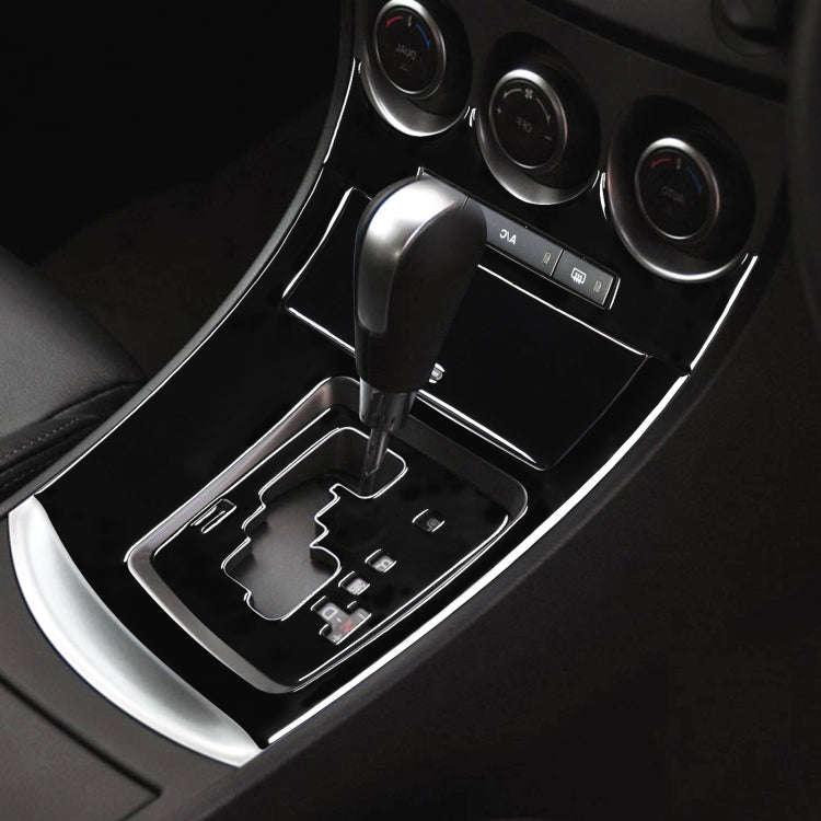For Mazda 3 Axela 2010-2013 6 in 1 Car AC Gear Panel Set B Decorative Sticker, Right Drive